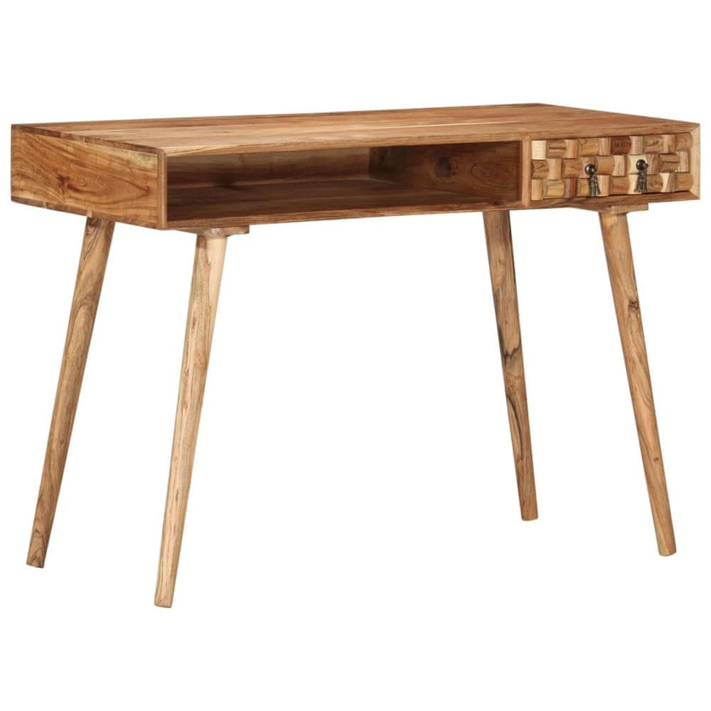 Vidaxl Písací stôl 115x50x76 cmmasívne akáciové drevo
